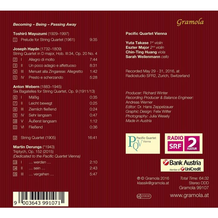 Werden-Sein-Vergehen – Mayuzumi, Haydn, Webern, Derungs - slide-1