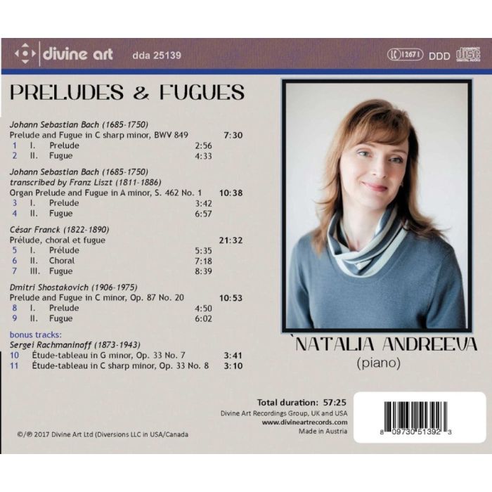 Preludes & Fugues - Bach; Liszt; Franck; Shostakovich - slide-1