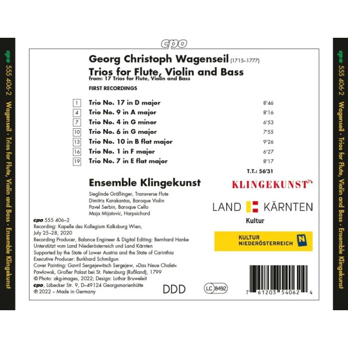 Wagenseil: Trio Sonatas - slide-1