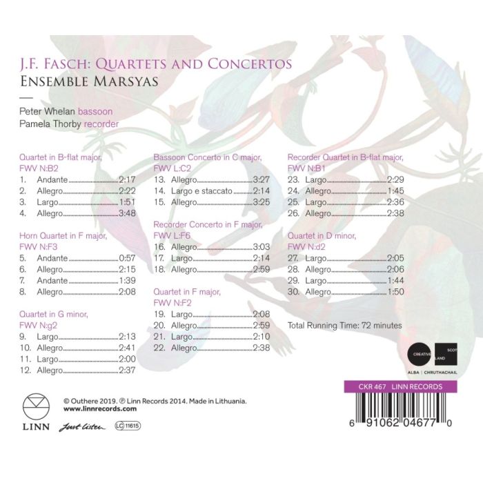 Fasch: Quartets and Concertos - slide-1