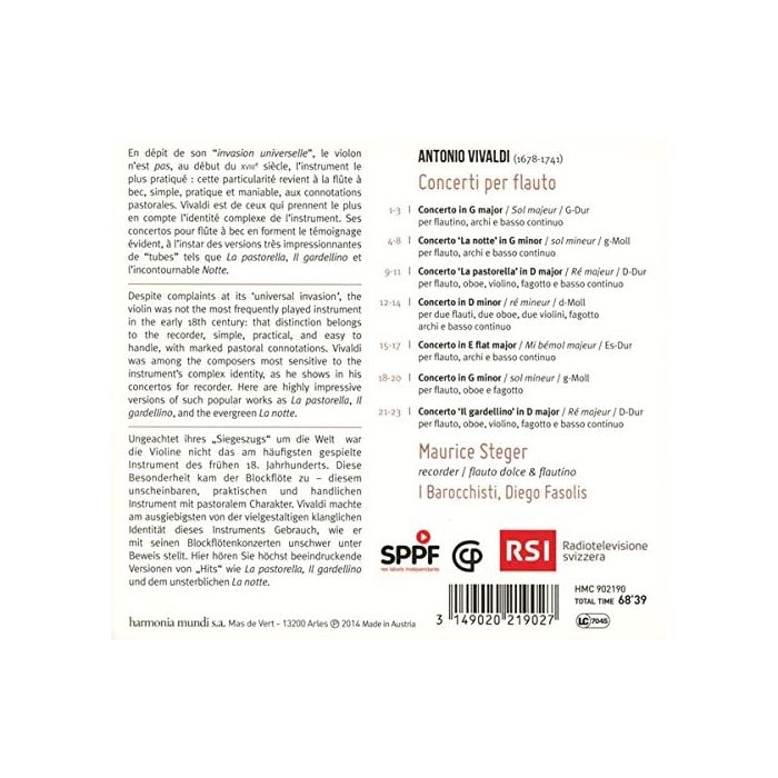 Vivaldi: Concerti per flauto - slide-1