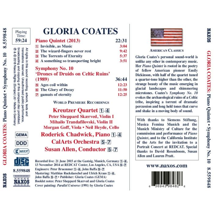 Coates: Piano Quintet; Symphony No. 10 - slide-1