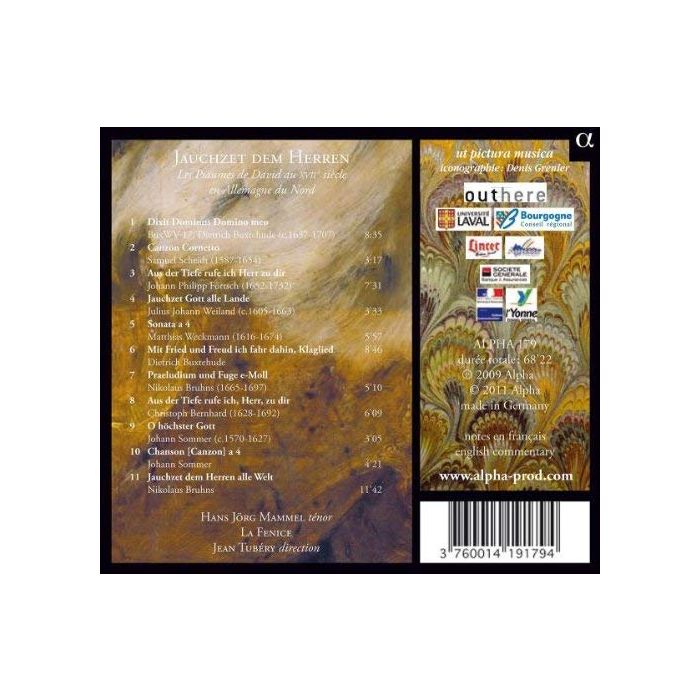 Jauchzet dem Herren - psalmy Dawida w płn. Niemczech XVII w. - Bruhns, Buxtehude, Sweelinck, ... - slide-1