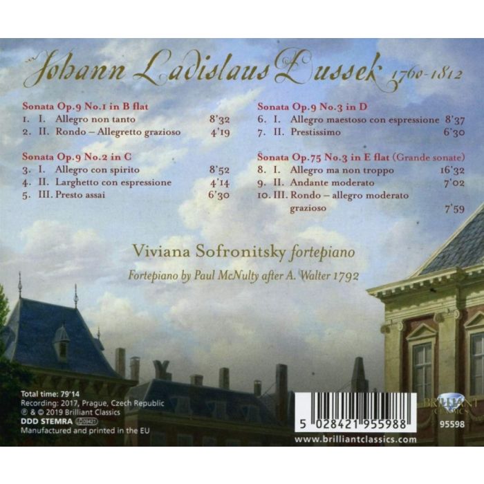 Dussek: Piano Sonatas Op. 9 & Op. 75, Vol. 6 - slide-1