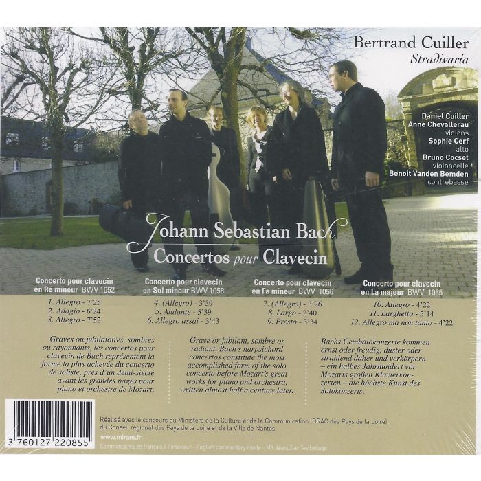 BACH: Concertos pour clavecin BWV 1052, 1055, 1056 & 1058 - slide-1