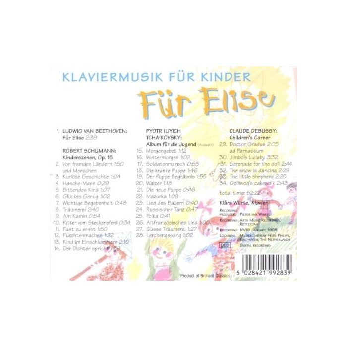 Klaviermusik für Kinder: Für Elise - slide-1