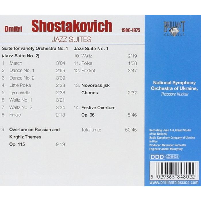 Shostakovitch: Jazz Suites - slide-1