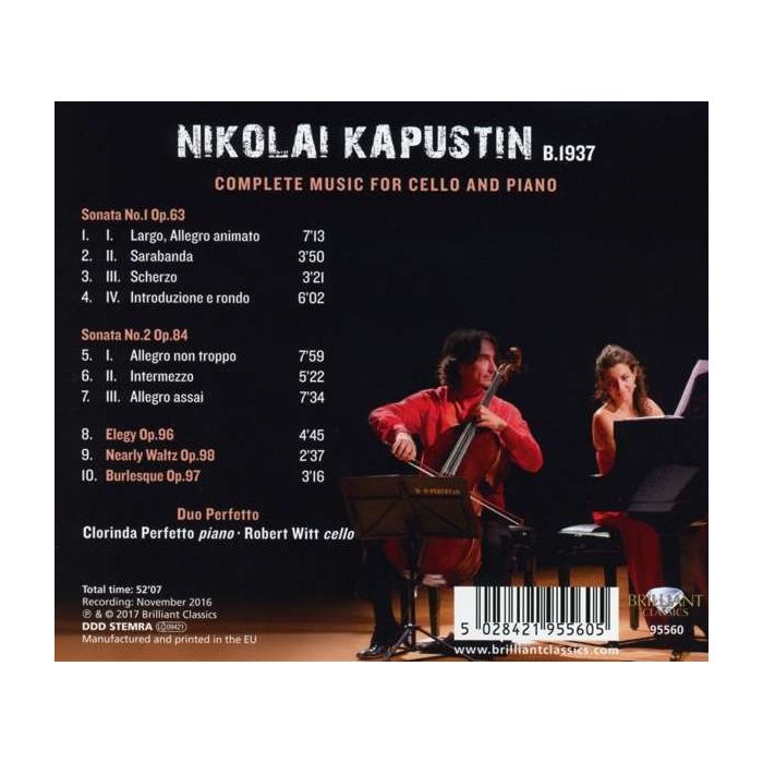 Kapustin: Complete Music for Cello - slide-1