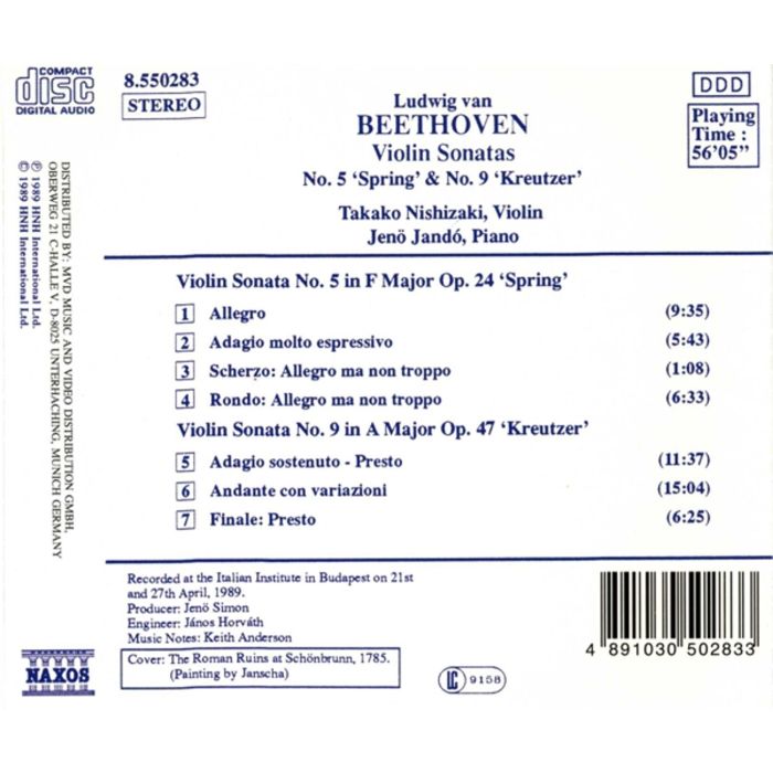 BEETHOVEN: Violin Sonatas - slide-1