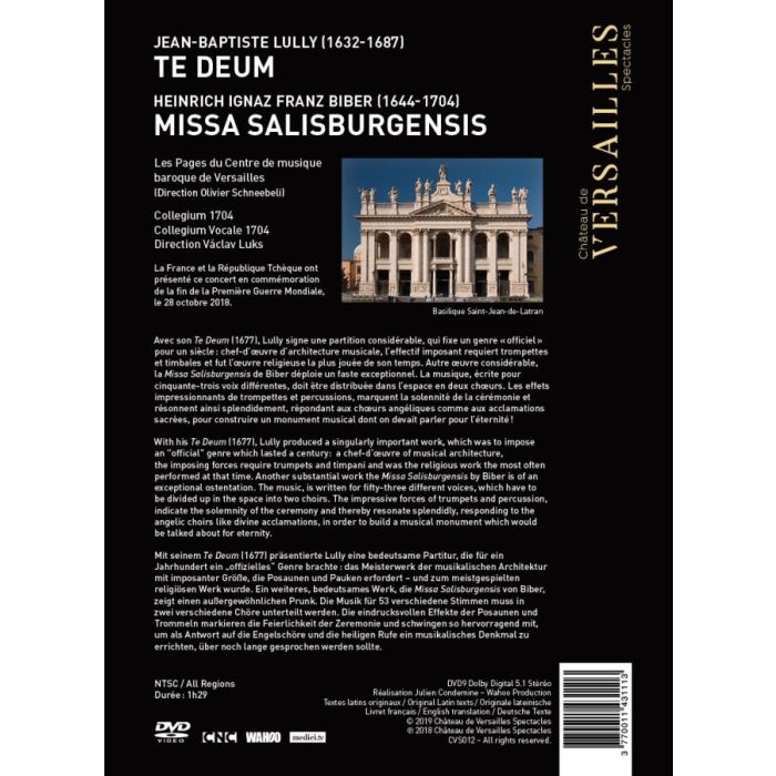 Lully: Te Deum / Biber: Missa Salisburgensis - slide-1