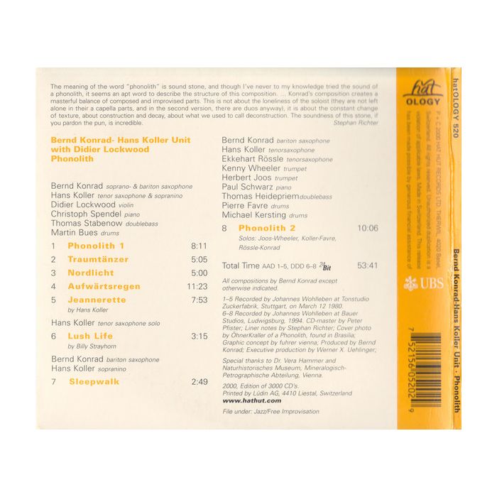 Hans Koller Unit: Phonolith - slide-1