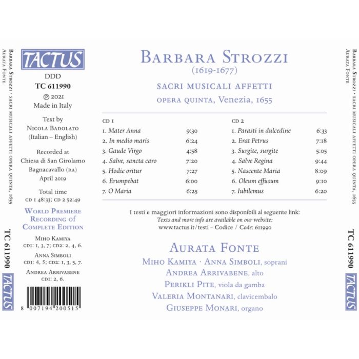 Strozzi: Sacri Musicali Affetti, Op. 5, 1655 - slide-1
