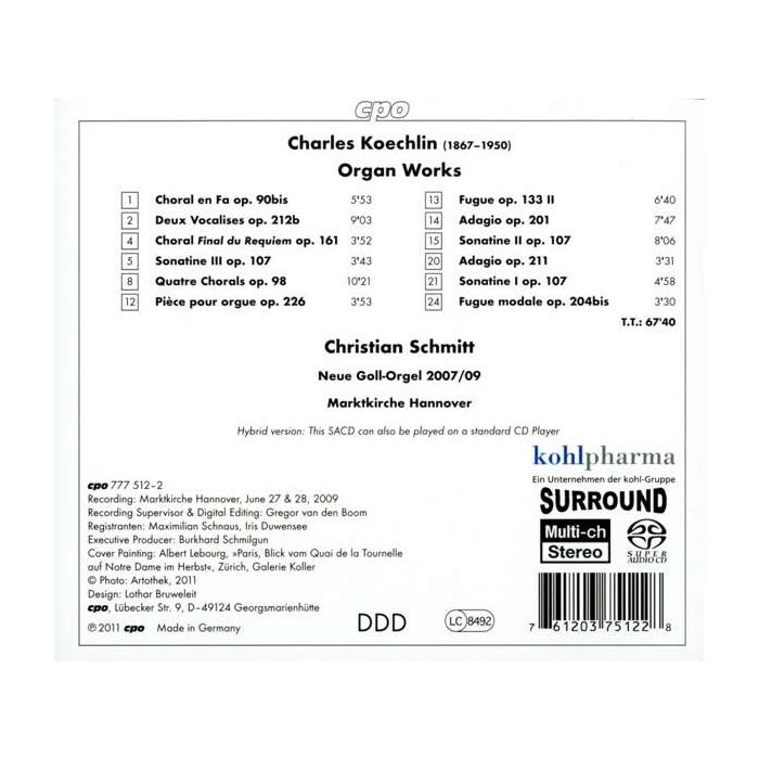 Koechlin: Organ Works - slide-1