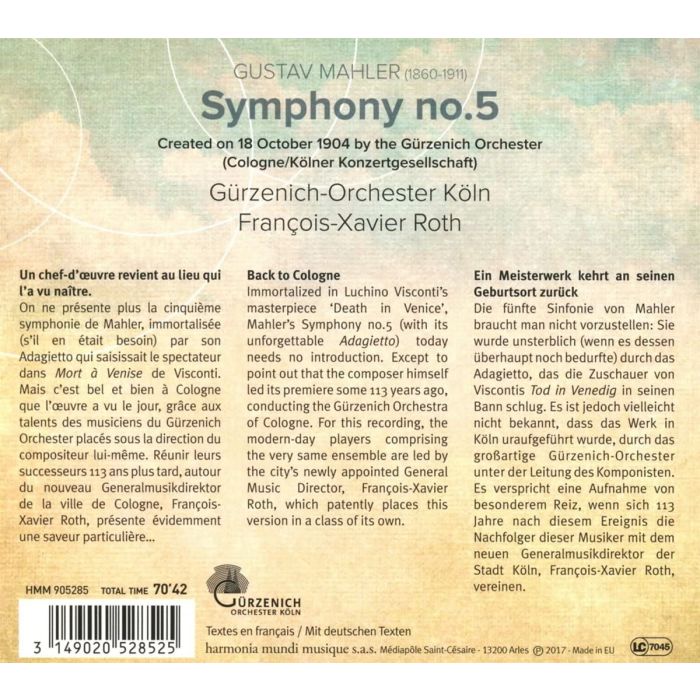 Mahler: Symphony no. 5 - slide-1