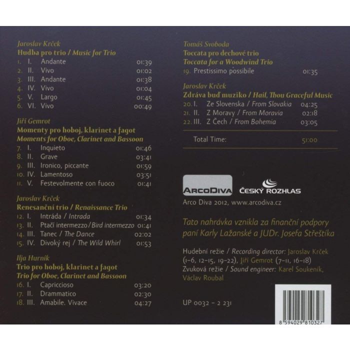 Czech Comtemporary Music - J. Krcek, J. Gemrot, I. Hurník, T. Svoboda - slide-1