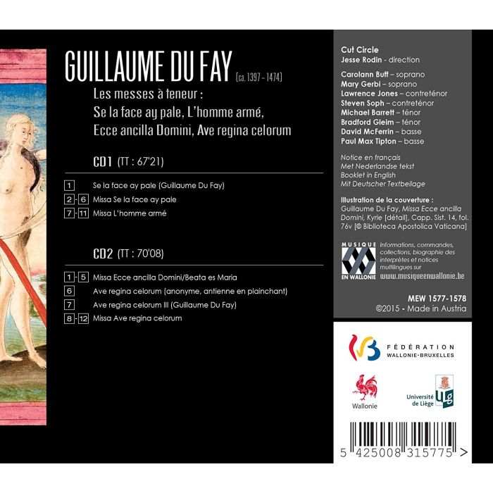 Du Fay: Les messes à teneur - slide-1