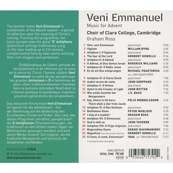 Veni Emmanuel - Music for Advent - slide-1