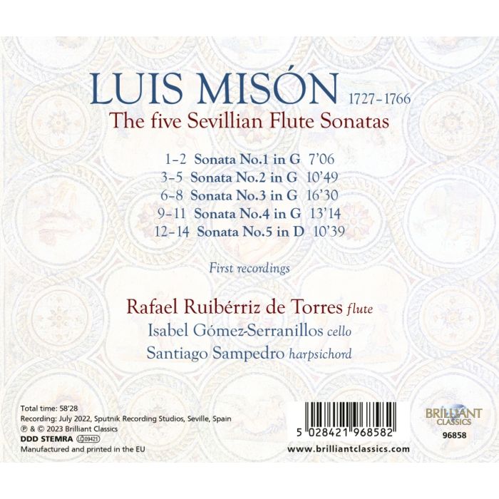 Misón: The Five Sevillian Flute Sonatas - slide-1