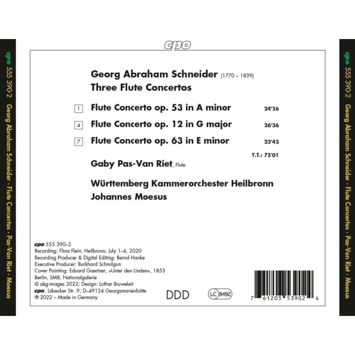 Schneider: Three Flute Concertos - slide-1