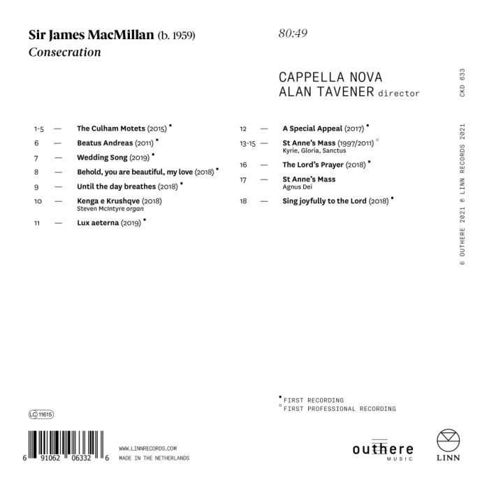 MacMillan: Consecration - slide-1