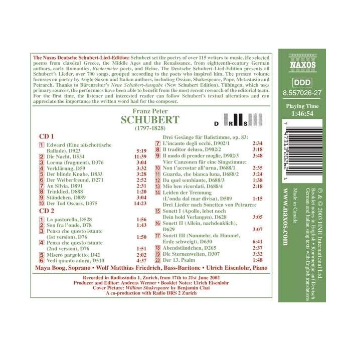 SCHUBERT: European poets vol. 2 - slide-1