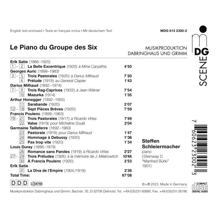 Le Piano du Groupe des Six - slide-1