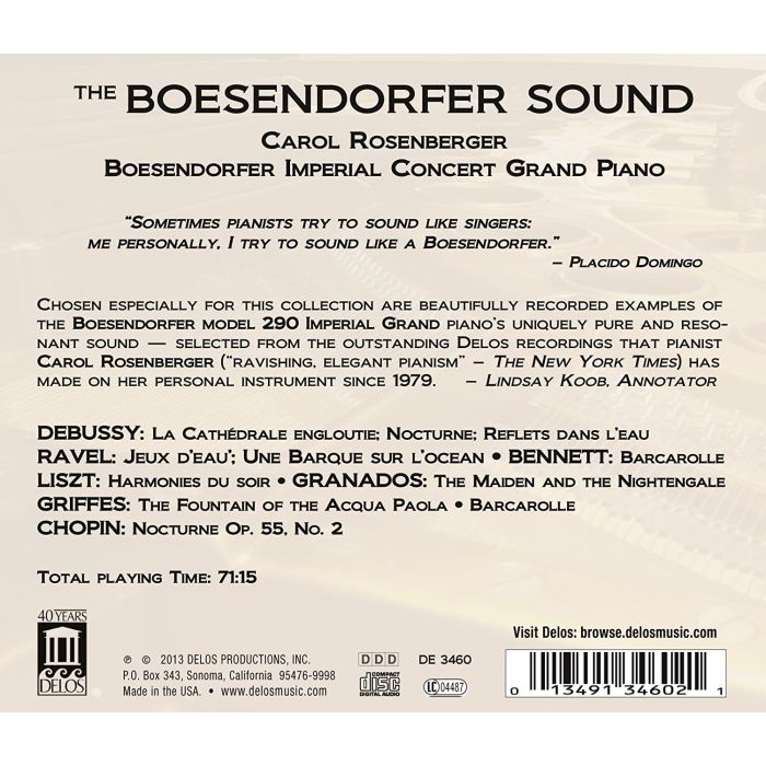 The Boesendorfer Sound - Debussy, Ravel, Liszt, Granados, Chopin, ... - slide-1