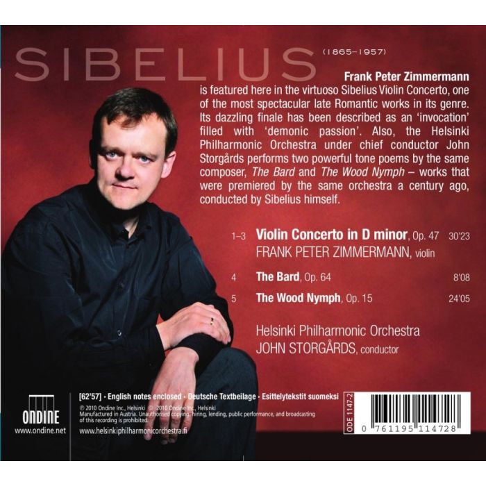 Sibelius: Violin Concerto, The Bard, The Wood Nymph - slide-1