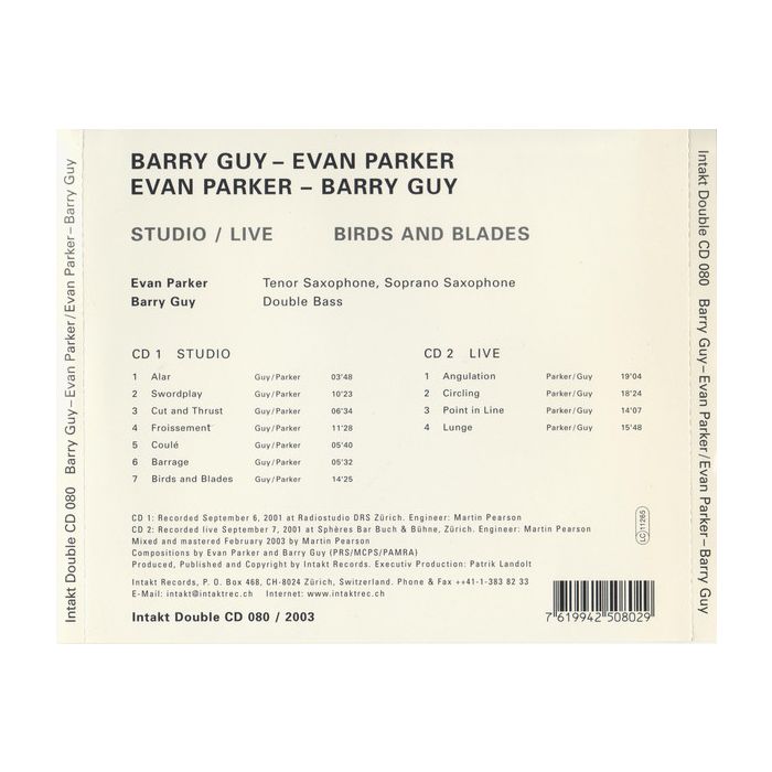 Parker/Guy: Birds And Blades - slide-1