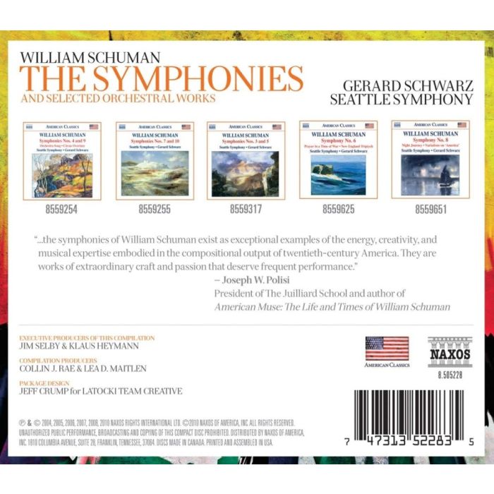 Schuman W.: The Symphonies - slide-1