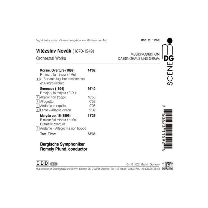Novak: Orchestral Works - slide-1