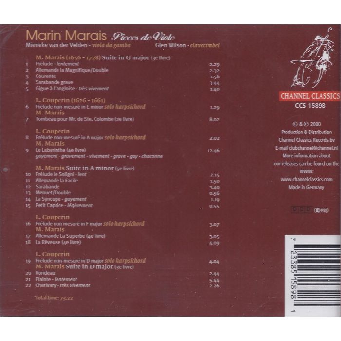 Marais; Pieces De Viole - slide-1