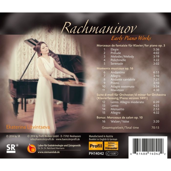 Rachmaninov: Early Piano Works - slide-1