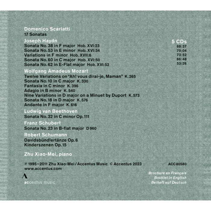 Zhu Xiao-Mei plays Scarlatti, Haydn, Mozart, Beethoven, Schubert, Schumann - slide-1