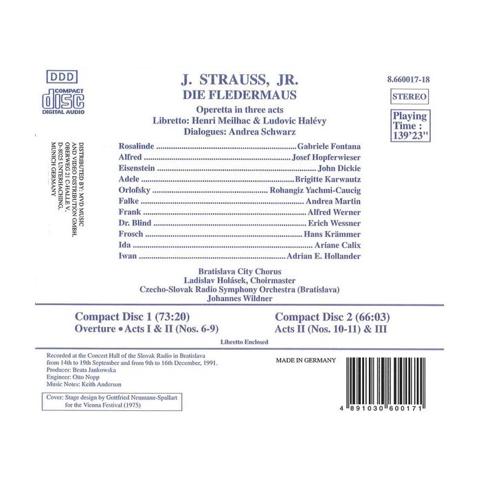 Strauss Johann Jr.: Die Fledermaus - slide-1