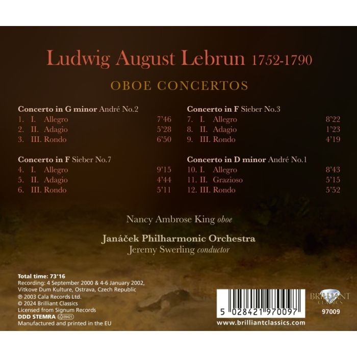 Lebrun: Oboe Concertos - slide-1
