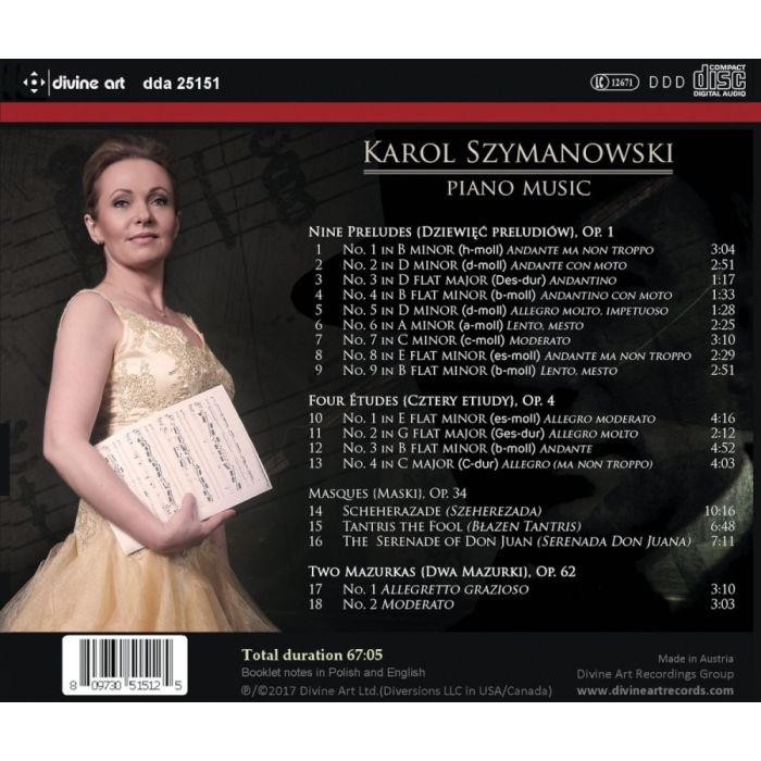 Szymanowski: Piano Music - Preludes; Études; Mazurkas; ... - slide-1