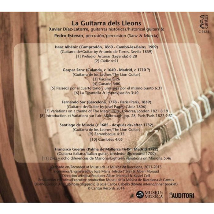 La Guitarra dels Lleons – Albéniz, Sanz ,Sor, Murcia Guerau - slide-1
