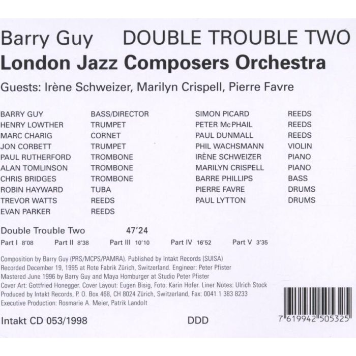 Barry Guy: Double Trouble Two - slide-1