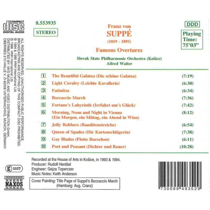 Suppé: Famous Overtures - slide-1