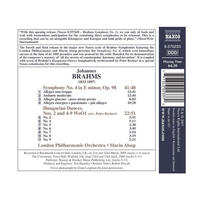 BRAHMS: Symphony No. 4 - slide-1