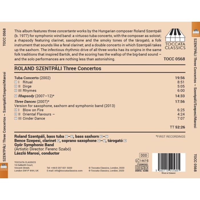 Szentpáli: Three Concertos - slide-1
