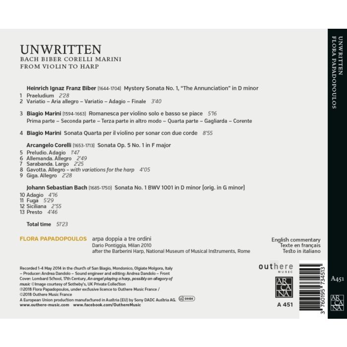 Unwritten - from violin to harp - slide-1