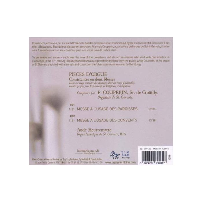 Couperin: Messes pour les Paroisses & pour les Couvents  (2 CD) - slide-1
