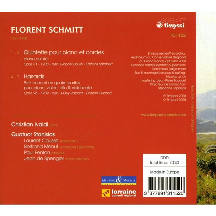 SCHMITT: Quintette pour piano - slide-1