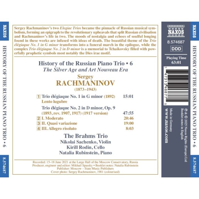 History of the Russian Piano Trio Vol. 6 - slide-1