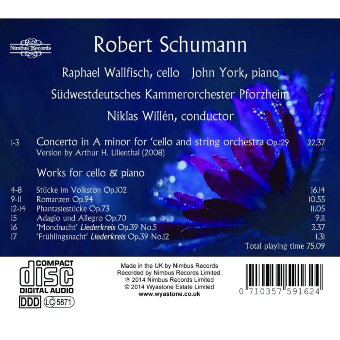 Schumann: Cello Concerto Works for Cello & Piano - slide-1