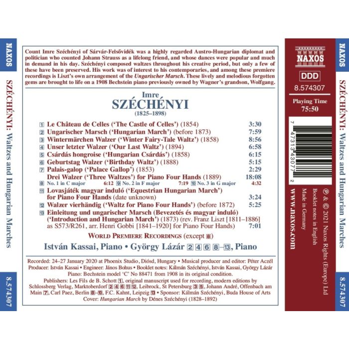 Széchényi: Waltzes and Hungarian Marches - slide-1