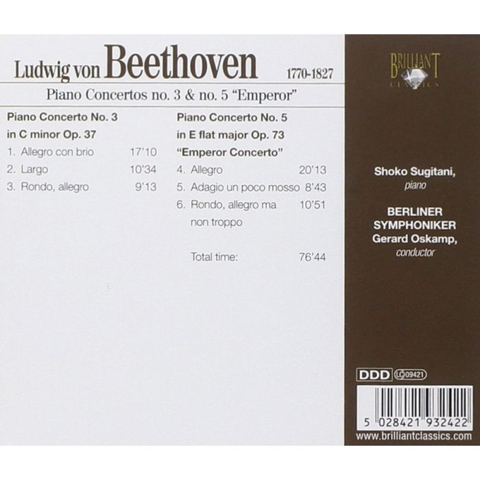 Beethoven: Piano Concertos No. 3 & No. 5 - slide-1