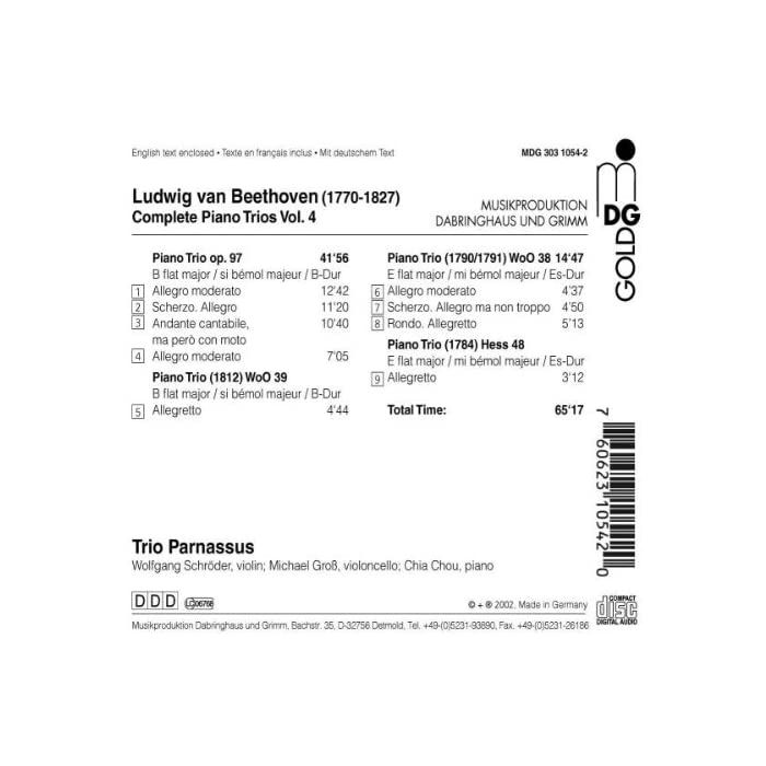 BEETHOVEN: Tria fortepianowe vol. 4 - slide-1